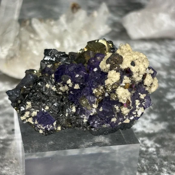 Pyrite Fluorite from Ojuela Mexico 🇲🇽 OM03